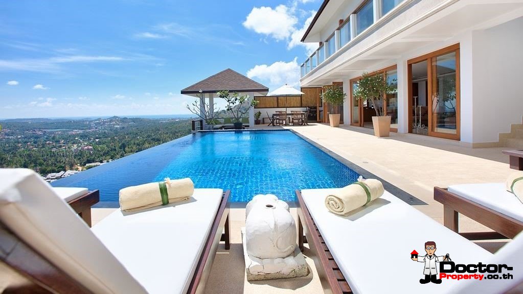 Fantastic 4 Bedroom Sea View Villa - Bophut - Koh Samui - for sale